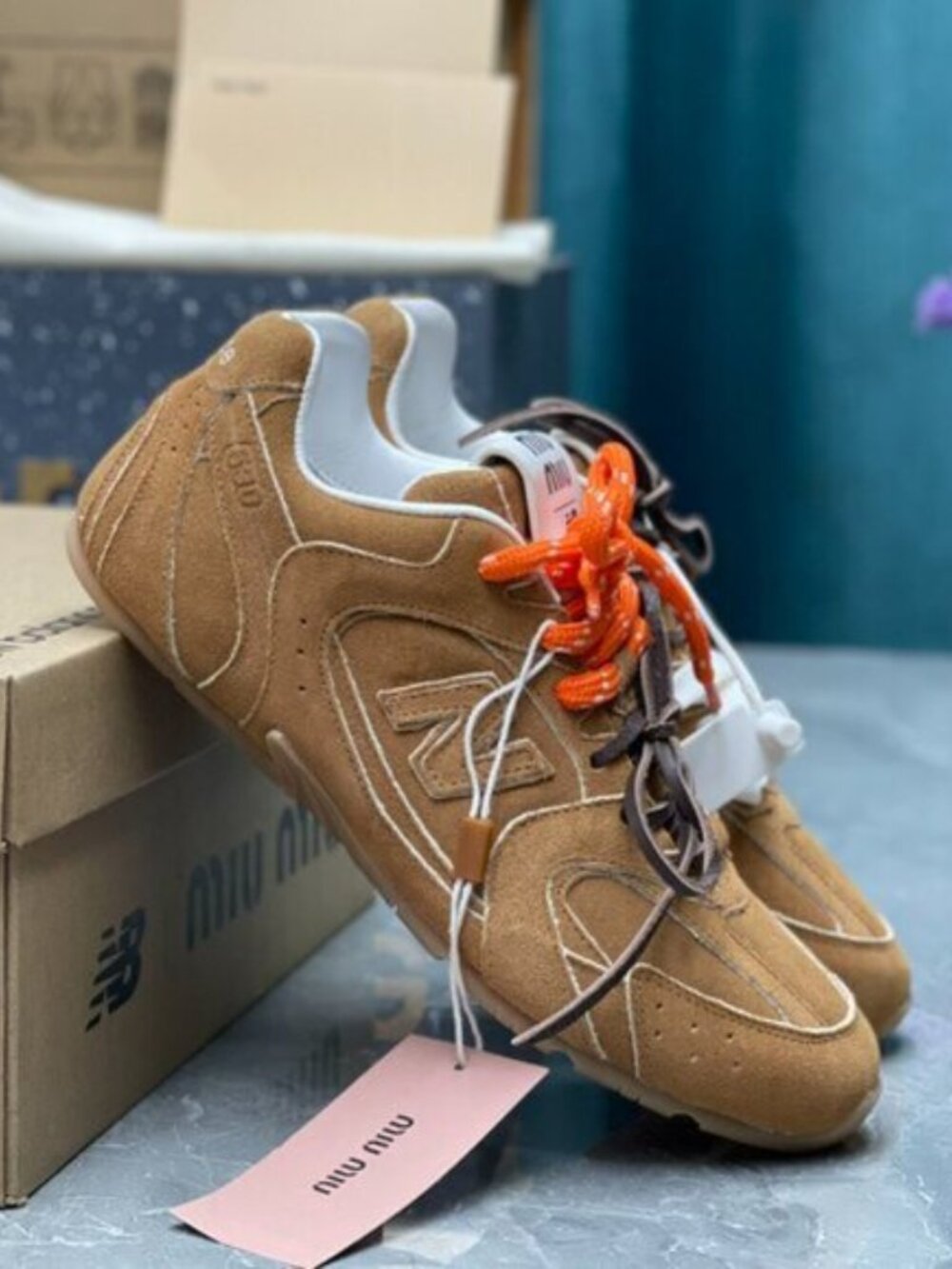 Women's Miu Miu x New Balance 530 SL Sneakers - Picture 3 of 9